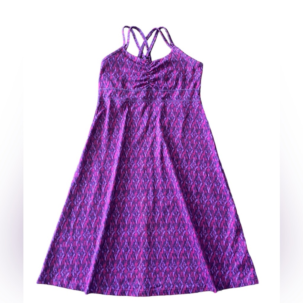 Marmot Athletic Dress Racerback Builtin Bra Purple Summer Sundress Size Small